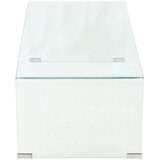 vidaXL stolić za kavu od kaljenog stakla 98 x 45 x 30 cm prozirni | shoptok.hr
