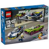 Lego City: Policijski avtomobil in avto z močnim motorjem | Shoptok.si