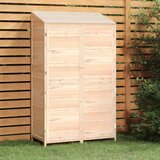  Vrtno spremište 102 x 52 x 174,5 cm od masivne jelovine | shoptok.hr
