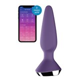 Satisfyer Plug-Ilicious 1 Analni vibrator, Sa aplikacijom, Vodootporan, 13.5cm, Ljubičasti Cene
