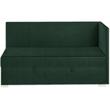 Ghado Tamno zeleni kutni dječji krevet s prostorom za odlaganje s madracem 90x200 cm Flexi - Cijene