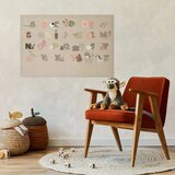  Plakat - Beige Alphabet 60x40 Bez okvira | shoptok.hr