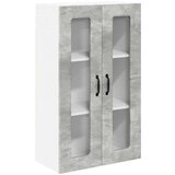 vidaXL Stenska kuhinjska omarica Betonsko siva 60 x 31 x 100 cm | Shoptok.si