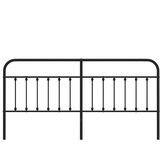  Metalno zamjensko uzglavlje crno 193 cm | shoptok.hr