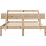 vidaXL Okvir kreveta bez madraca 140 x 200 cm od masivne borovine | shoptok.hr
