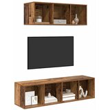  Set TV komoda Zidne 2 pcs Staro drvo Konstruirano drvo | shoptok.hr