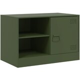 Furnova TV omarica olivno zelena 67x39x44 cm jeklo, (21923473) | Shoptok.si