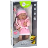  Lutka beba s dudom, haljinom, ružičastom kapom, dekicom i dodacima 35 cm | shoptok.hr
