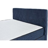 Hom`in POSTELJA Z VZMETNICO 164 cm x 200 cm , les, tekstil, leseni material modra | Shoptok.si