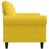  Dvosjed žuti 120 cm baršunasti | shoptok.hr
