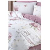 Mila Home Bela/rožnata posteljnina za zakonsko posteljo/podaljšana z rjuho/4-delna 200x220 cm Floral – | Shoptok.si