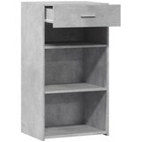  Komoda siva boja betona 50 x 42,5 x 93 cm od konstruiranog drva | shoptok.hr