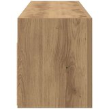 vidaXL Kopalniška stenska omarica artisan hrast 100x25x30 cm inž. les | Shoptok.si