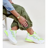 Gemre White and yellow thick-soled sneakers Matea | shoptok.hr