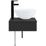 Zidni sudoper Crna 40 x 41 x 40,5 cm Konstruirano drvo | shoptok.hr