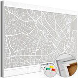  Slika na plutenoj podlozi - Capital of Denmark [Cork Map] 60x40 | shoptok.hr