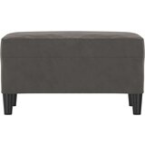 vidaXL Klop temno siva 70x35x41 cm žamet | Shoptok.si