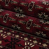 XXXL tkana preproga marrakesh 160/230 cm tkano temno rdeča | Shoptok.si