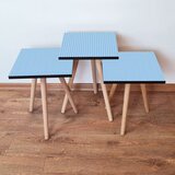 Hanah home 3Shp220 - blue bluewhite nesting table (3 pieces) | ePonuda.com