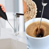 Forever Baterijski penilec mleka / črn / inox, pvc, (5000200034) | Shoptok.si