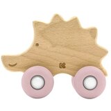  Drvena igračka sa silikonskom glodalicom Hedgehog Pink KKB10243 Cene