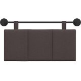  Držeće uzglavlje Zidne Tamno smeđa 100 x 55 x 5 cm tkanina - Tamno smeđa 90 cm bez LED | shoptok.hr