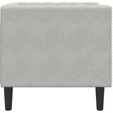 SOFA Svijetlo siva 74,5 x 71 x 70,5 cm Baršun | shoptok.hr