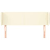  Vzglavje z ušesi črno 163x23x78/88 cm umetno usnje, (20794634) | Shoptok.si