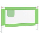 vidaXL sigurnosna ograda za dječji krevet zelena 120 x 25 cm tkanina | shoptok.hr
