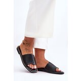 Kesi Women's leather flaps black harmony