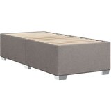  Krevet s oprugama i madracem smeđesivi 100 x 200 cm od tkanine | shoptok.hr
