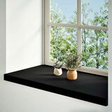  Prozorske klupice 2 kom tamnosmeđe 80x40x2 cm masivne hrast Slike