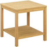  Bocni stol Prirodna nafta 45 x 45 x 45 cm Čvrsto drvo akacije | Eponuda.com