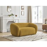 Bobochic Paris Rumena sedežna garnitura iz šenilje 160 cm Celine – | Shoptok.si