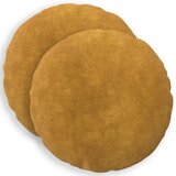  Jastuk s jastukom HEERLEN 2 kom. Žuta Mikrofibra Flis - Žuta Ø 60 cm 2 | shoptok.hr