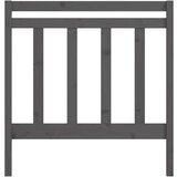  Posteljno vzglavje sivo 81x4x100 cm trdna borovina, (20643568) | Shoptok.si