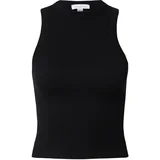 Top Shop Top z naramnicami črna