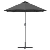  Vrtni suncobran Antracit 380 x 196 x 235 cm | shoptok.hr