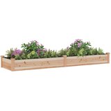  Povišena vrtna gredica s oblogom 240x60x25 cm masivna jelovina | Eponuda.ba