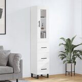 The Living Store Visoka omara bela 34,5x34x180 cm inženirski les - Visoka Omara, (21431045) Cene