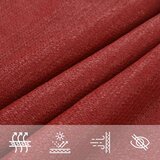  Senčno jadro 160 g/m² rdeče 2,5x4,5 m HDPE, (20965572) | Shoptok.si