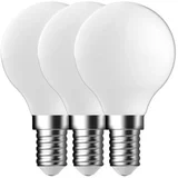 komplet od 3 led sijalice G45 E14/4W/230V 2700K