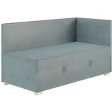 Ghado Plavi kutni dječji krevet s prostorom za odlaganje s madracem 90x200 cm Flexi - | shoptok.hr