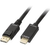 Lindy DisplayPort / HDMI adapterski kabel DisplayPort utikač, HDMI-A utikač 1.00 m crna 36921 DisplayPort kabel Cijene