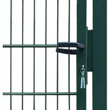vidaXL 2D ograjna vrata (enojna) zelena 106x210 cm | Shoptok.si