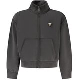 Guess Jeans ženski zip-up sweatshirt za djevojčice, crni | shoptok.hr