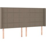  Box spring s madracem LED smeđesivi 160x200 cm tkanina | shoptok.hr