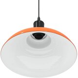 VISILICA podesiva po visini E27 sjajna narančasta Ø 31 cm metal | shoptok.hr