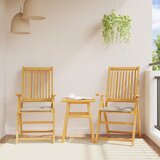  Vrtne podloge za sjedalo 4 kom smeđesive 45x45x2 cm četvrtaste | shoptok.hr