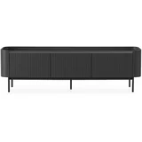 Črna TV omarica 180x55x40 cm Willa –